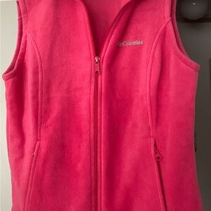 Columbia Bright Pink Fleece Outerwear